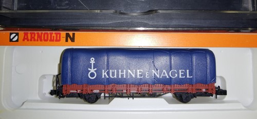 Arnold N 4474 Rungenwagen mit Plane Kühne & Nagel der DB in OVP; Spur N | Zustand: Neu