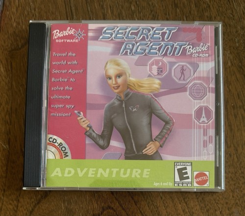 Barbie Secret Agent PC CD-ROM Complete w/ Manual Windows 95 98 2000 Me Game