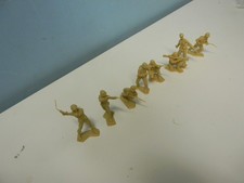 8 -1/32nd Marx WWII US army Pacific figures, reissues Jan. Listing 