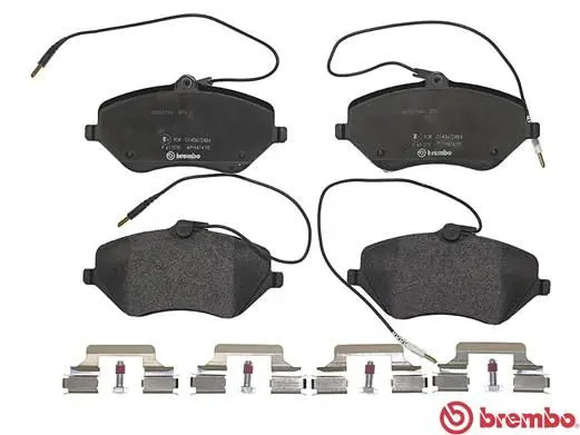 Bremsbelagsatz, Scheibenbremse P 61 078 BREMBO für PEUGEOT CITROËN