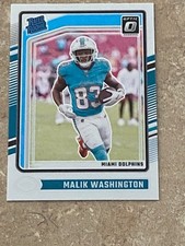 Malik Washinton  WR  Dolphins  - RATED ROOKIE -  2024 Panini OPTIC   #272