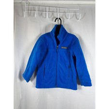 Columbia Kids Blue Steens Mountain Full Zip Fleece Jacket XXS 4/5 XB1107