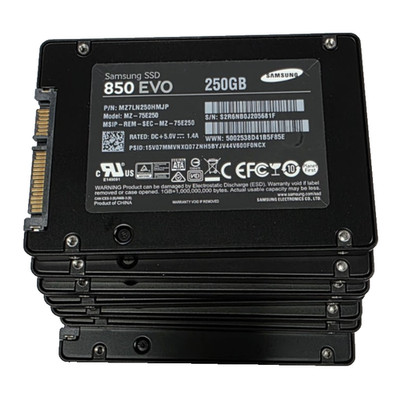 LOT OF 7 Samsung 250GB 2.5'' SATA III SSD MZ7LN250HMJP OEM Tested Working Used