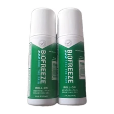 BIOFREEZE PAIN RELIEF ROLL ON 2.5 OZ (Pack Of 2) 2026/10