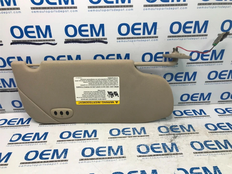 10 11 12 LINCOLN MKT driver/visor solar lateral esquerdo sombra bronzeado claro fabricante de equipamento original - Imagem 3 de 4