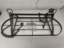 Wrought Iron Hanging Saucepan Rack