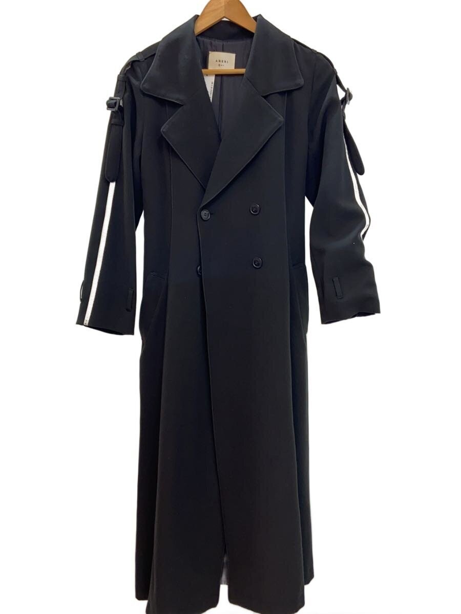 Ameri  Steel Collar Coat/S/Polyester/Black/Plain/… - image 1