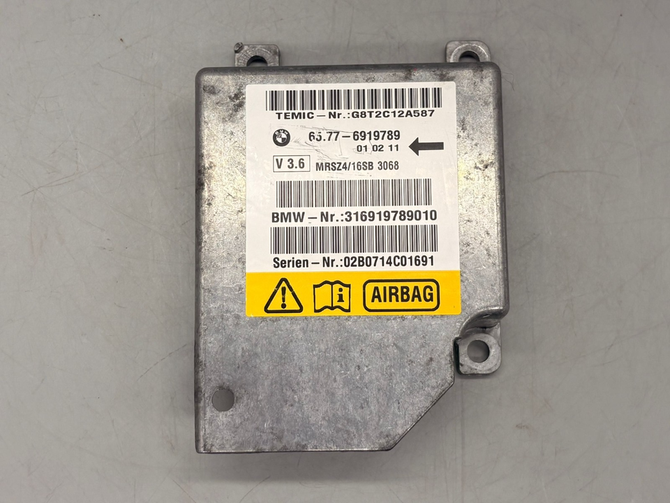 BMW 5 SERIES 2002 E39 - SRS ECU (CONTROL MODULE) 6919789
