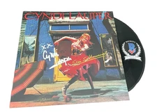 CYNDI LAUPER SIGNED AUTOGRAPH SHE'S SO UNUSUAL LP VINYL BAS BECKETT BAS