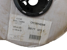 BK Products CP038014250R Clear Vinyl Tubing 250 ft. -3/8" OD X 1/4" ID
