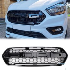 Gloss Grill For Ford Transit Custom Grill 2018-2023 Raptor Style Bumper Grille