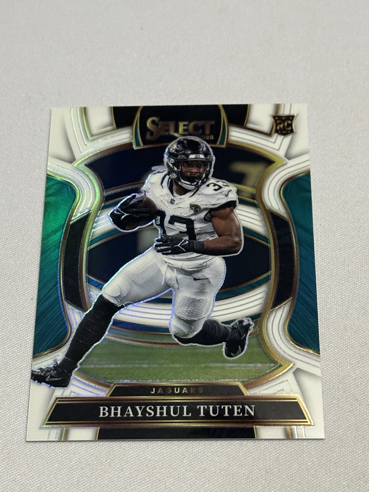 2025 Panini Select Concourse White Prizm Bhayshul Tuten RC /35 Jaguars #29