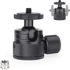 Mini Ball Head- C19 Mount Tripod Head-cnc Metal Low Profile Ballhead 360 Pan