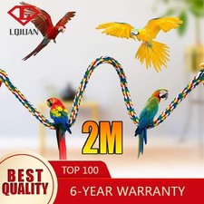 Spiral Cotton Rope Bird Perch Parrot Budgie Rope Spiral Perch Parrot Budgie Rope