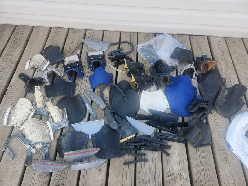 WATER SKI BINDINGS & MORE - LARGE LOT OF PARTS - USED