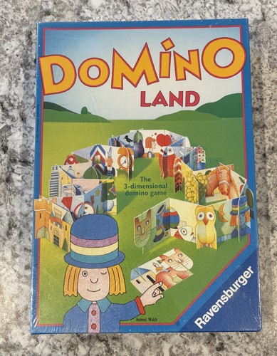 Domino Land Ravensburger 3d dimensional kids game sealed J. GOFFIN New & Sealed