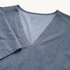 Figs Scrub Top Casma Three Pocket Scrub Shirt Women's Xl - Graphite