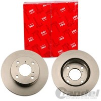 2X TRW Bremsscheiben 231Mm BelÜFtet Vorne Passend FÜR | DF7389