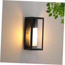 Porch Lights Outdoor, Exterior Wall Lantern Waterproof, Black Outside 1Pack