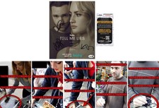 Grace Van Patten, Jackson White +1 signed "TELL ME LIES" 8x10 Photo c JSA COA