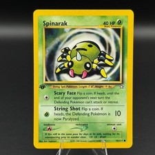 Spinarak 75/111 Common Neo Genesis Pokemon 1st Edition NM