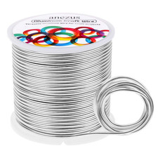 12 Gauge Aluminum Wire 100 Feet - 2Mm Metal Armature Bendable Sculpting Wire for
