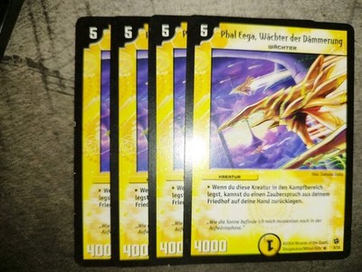 Duel Masters - Phal Eega, Wächter der Dämmerung DM-02 - 8/55 Meta Rare NM