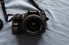 Sony A58 SLT-A58 Digital SLR Camera with two lenses original battery and charger