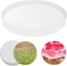 24 Inch Resin Table Molds Large Thickened Round Silicone Resin Tray Molds