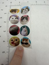 STICKER SHEET: Cat Kitten Kitty Cute Animal Stickers