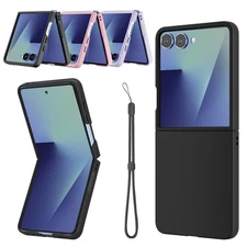 Hard Case For Samsung Galaxy Z Flip7 5G Shockproof Heavy Duty Bumper Cover Strap