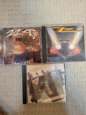 Lot of 3 ZZ Top CDs Eliminator, Best of & Rythmeen