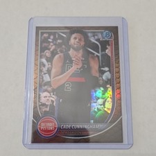 Topps 2025-26 Bowman Chrome Cade Cunningham Detroit Pistons #BCV-74 Insert