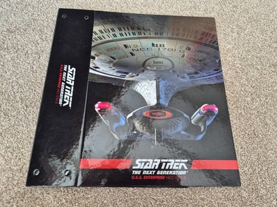 FANHOME EAGLEMOSS BUILD THE STAR TREK USS ENTERPRISE NCC-1701 D BINDER FOLDER