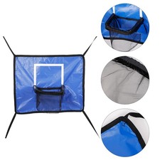 Plastic Trampoline Basketball Hoop Desk with Bumper Cover for Indoor