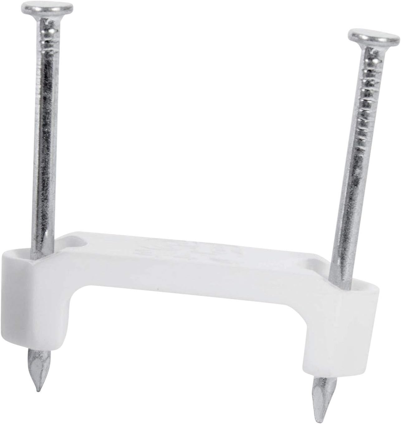 PS-225J Plastic Staple, ½ Inch., Secures Romex, UF & (NM) Non-Metalic Cable, Pol