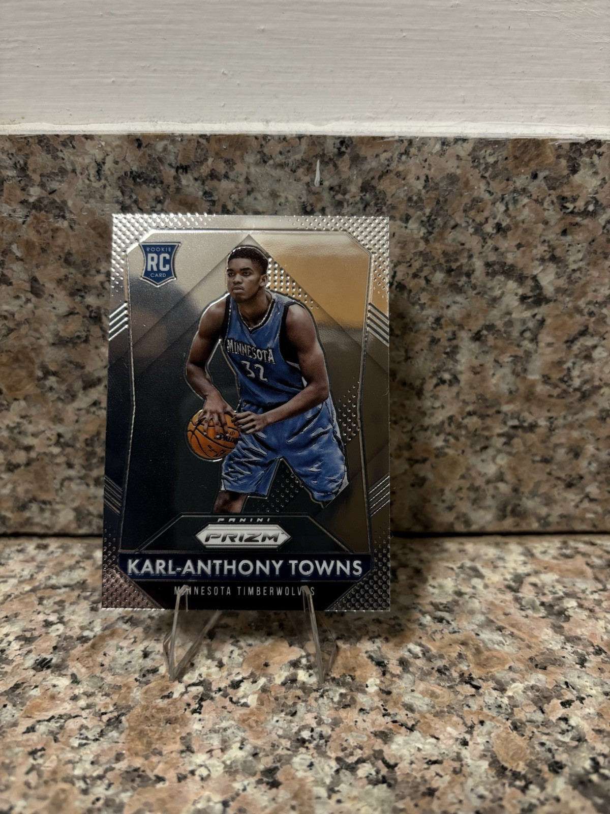 2015-16 Karl-Anthony Towns Prizm #328 Silver Prizm Rookie Card