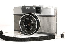 Near Mint Red Flag OK Olympus PEN EES-2 35mm Half Frame Film Camera From Japan