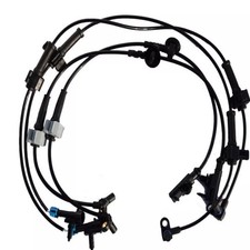 Front and Rear Left  Right ABS Wheel Speed Sensor 2 Pair for Chevy Silverado
