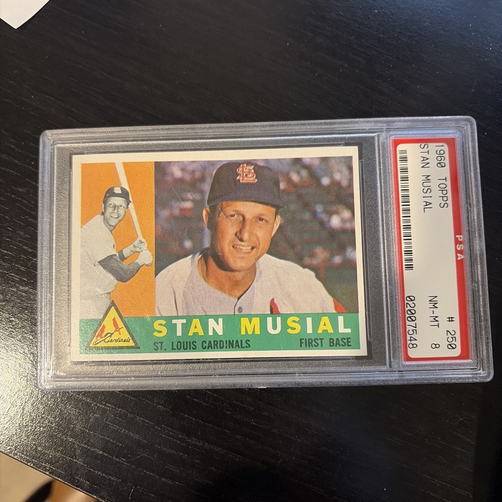1960 Topps  #250 Stan Musial PSA 8 NM-MT