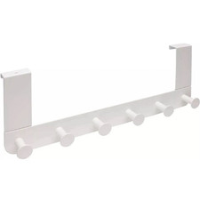 IKEA ENUDDEN über Türhänger weiß Bad 6 Haken Ablage für Handtücher Bademäntel Taschen