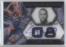 2008-09 SP Rookie Threads Signature 24/599 Sonny Weems #68 Auto 0s5