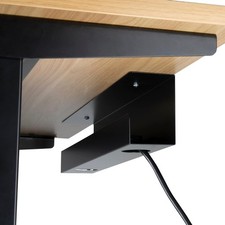 Under Desk Cable Tray Organizer Black DO-06-Black