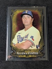 2024 Allen & Ginter #81 Owen White Silver Portrait Rookie Texas Rangers RC Card. rookie card picture