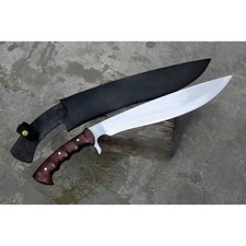 Custom Handmade Carbon Steel Blade Survival Kukri Knife - Hunting Knife Camping