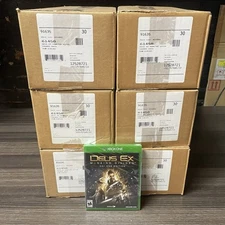 Deus Ex: Mankind Divided XBOX One (180Qty.) Lot of 6 Case Packs Brand New+Sealed