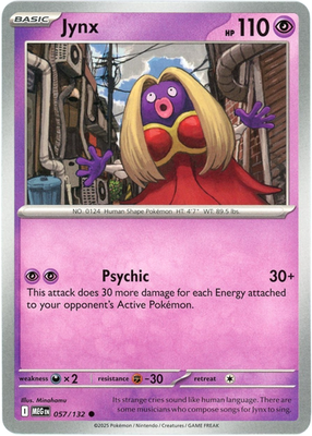 Jynx 057/132 - Mega Evolution - Pokemon - NM/M English | eBay
