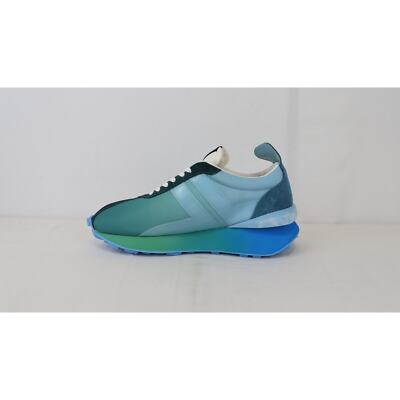 Lanvin Bumpr Sneaker in Blue/Green BNIB 43