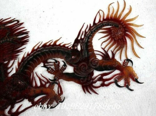 Vintage Chinese Handmade Cowhide Shadow Play Puppet--Dragon - Picture 3 of 6