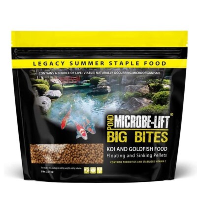 Microbe-Lift Big Bites Fish Food, 5 lbs